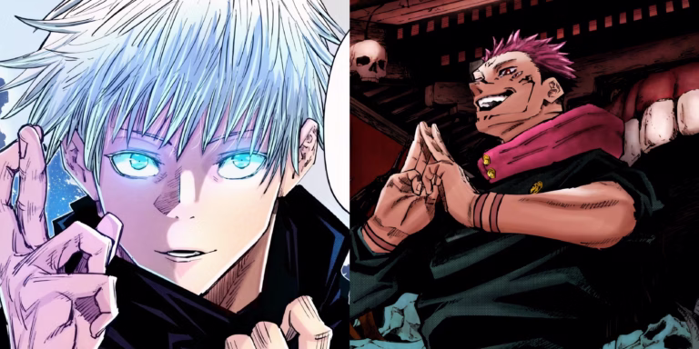 Jujutsu Kaisen: Ο Gege αποκαλύπτει την πιο ισχυρή καταραμένη τεχνική όλων των εποχών. Jujutsu Kaisen: Ο Gege αποκαλύπτει την πιο ισχυρή καταραμένη τεχνική όλων των εποχών.