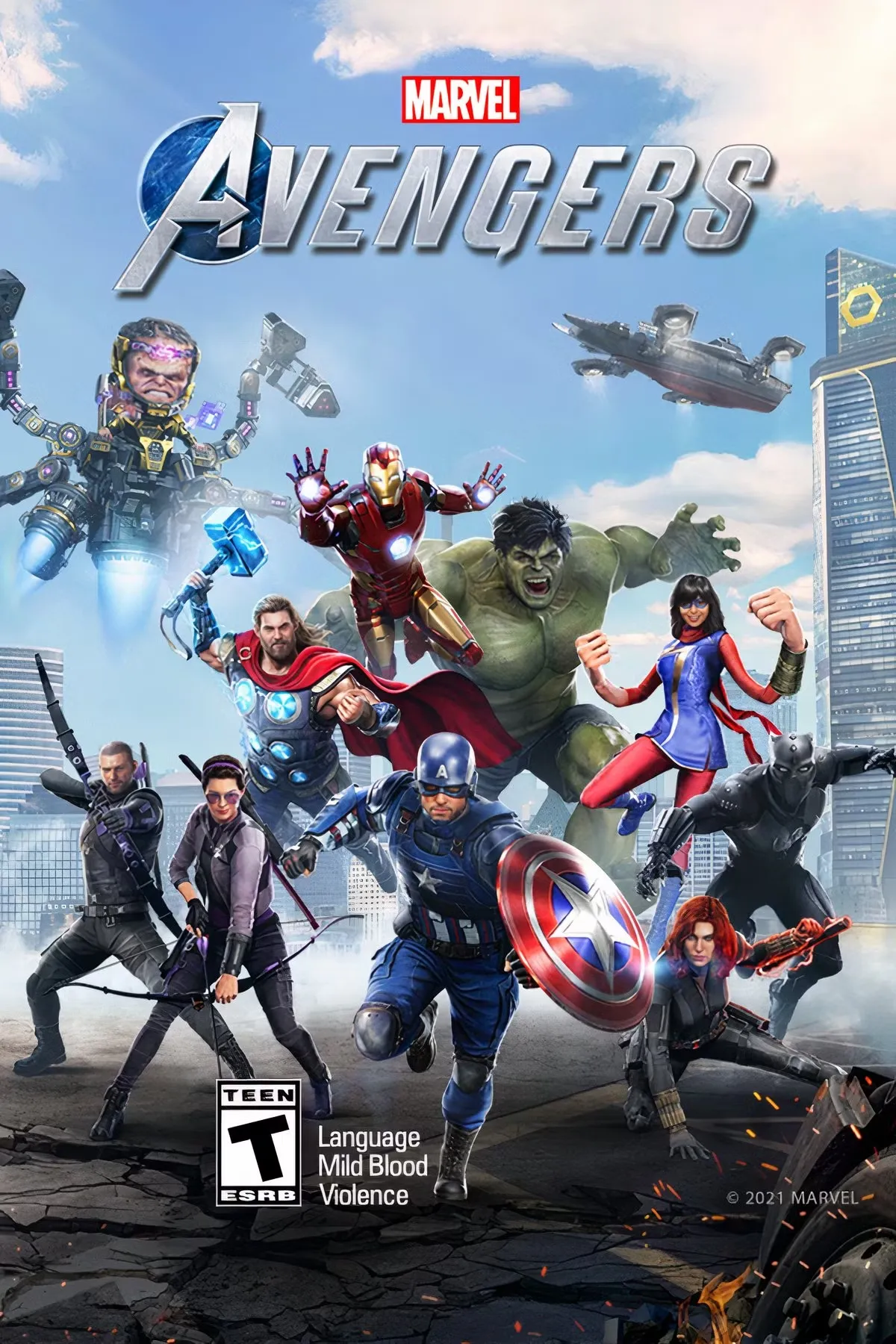 Marvel’s Avengers Tag Page Cover Art