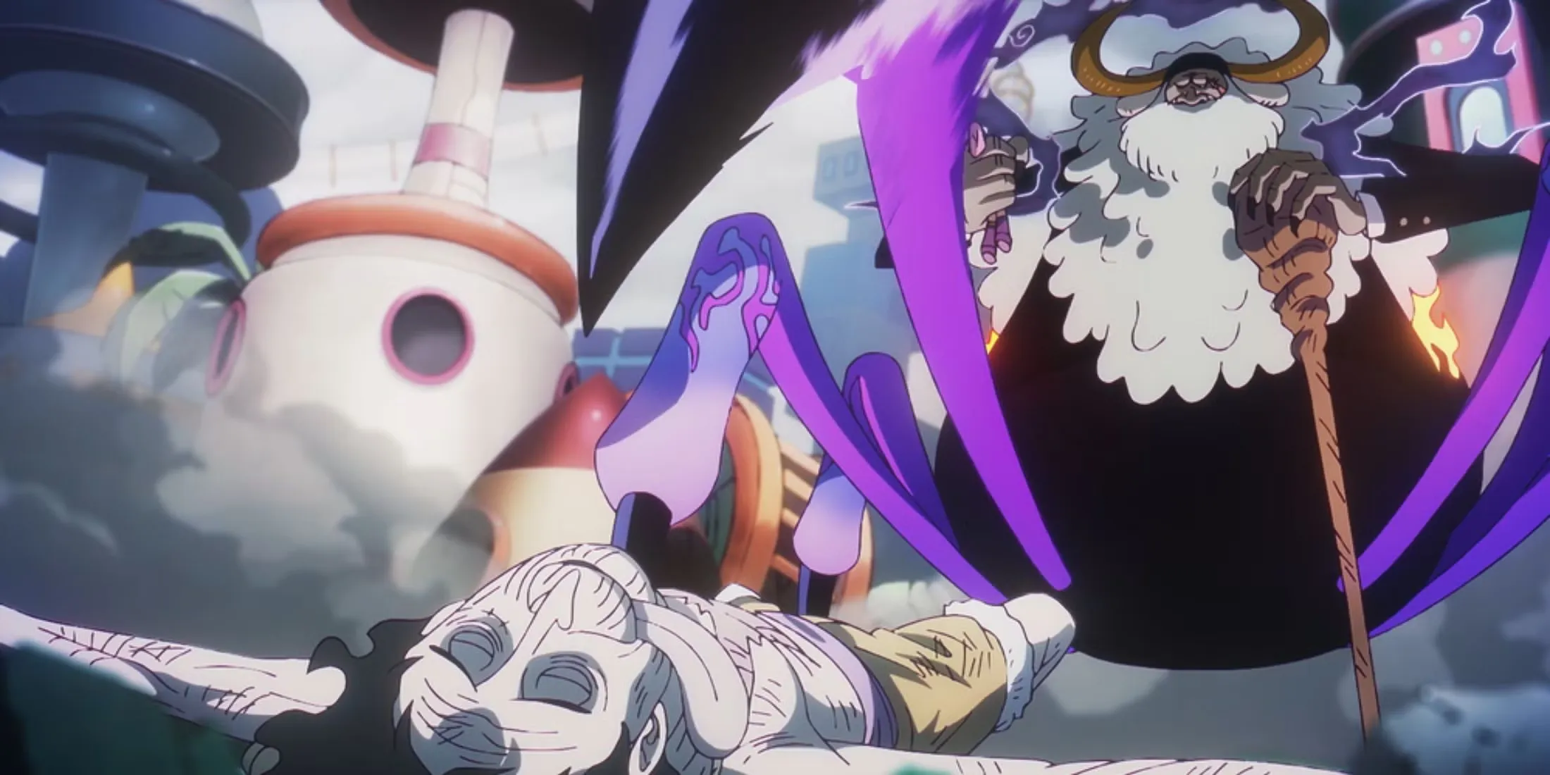 Saturn Tries To Kill Luffy One Piece