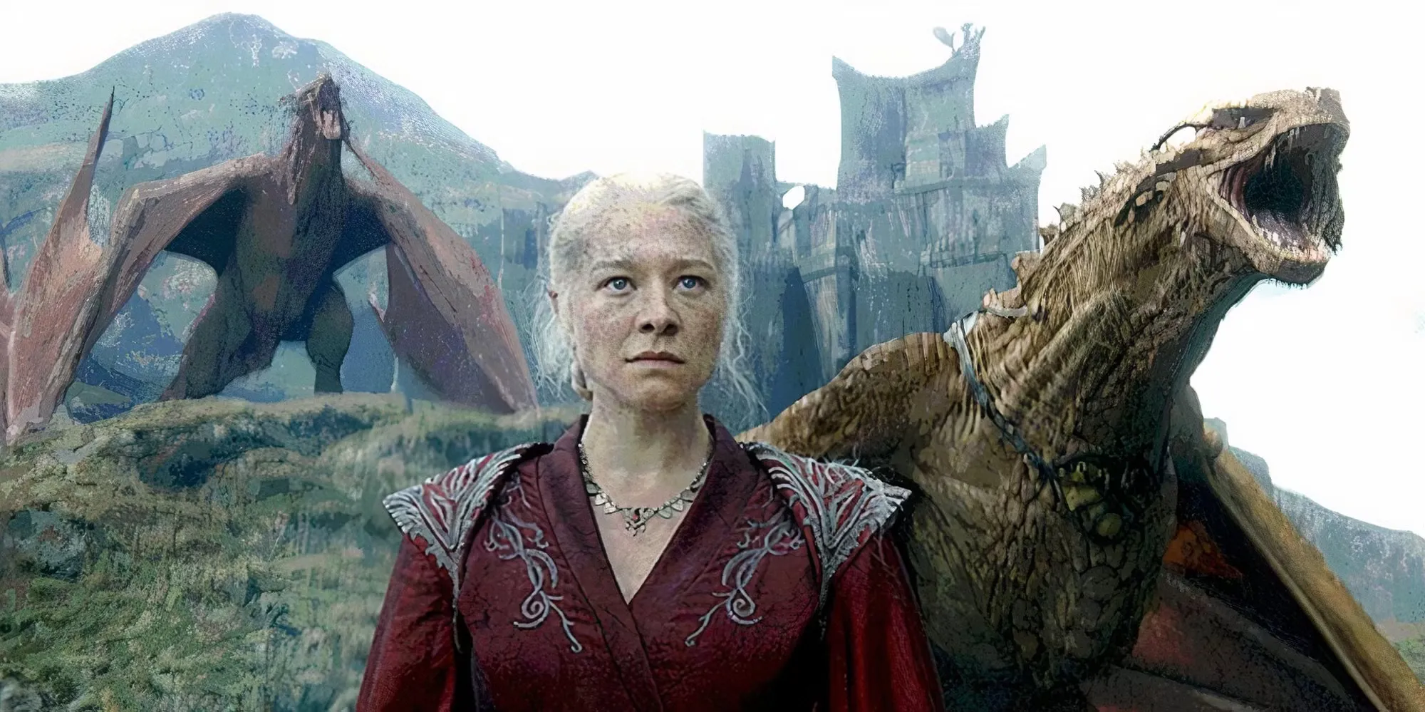 Rhaenyra Targaryen With Dragons