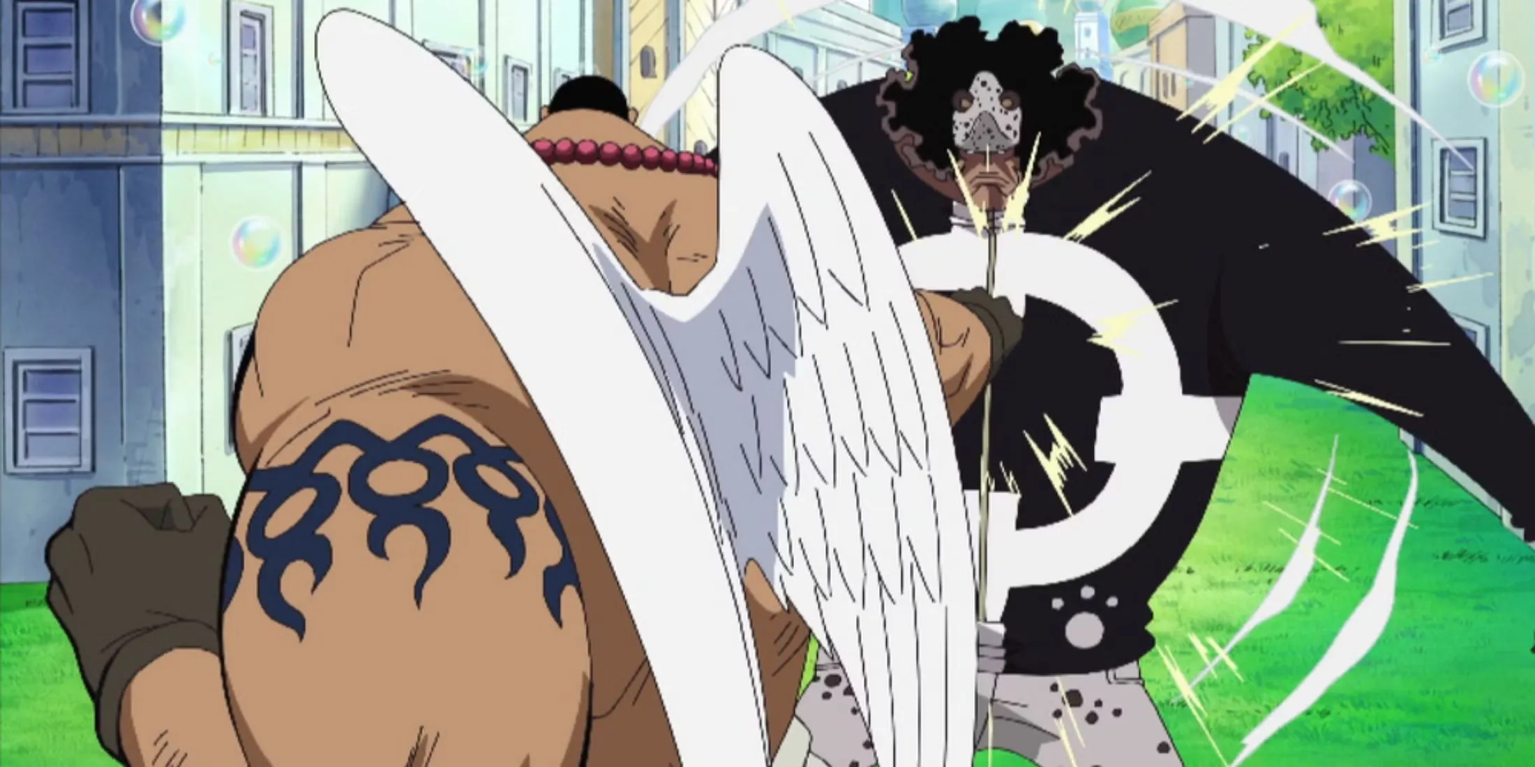 Urouge Attacks A Pacifista One Piece